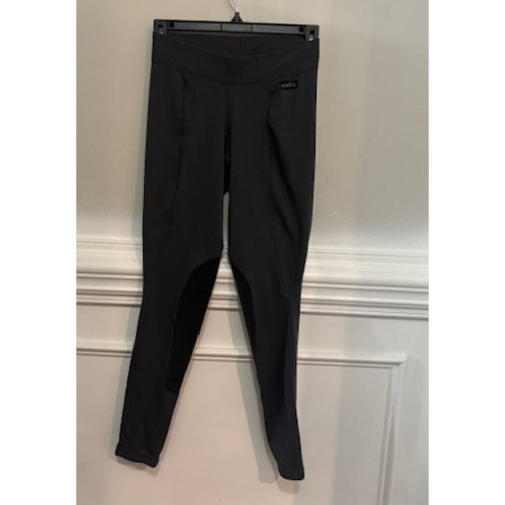 Kerrits Womens Small Horseback Riding Breeches Equestrian Stretch Pull On Gray